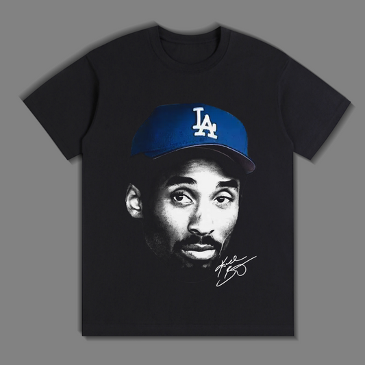 Kobe Bryant "Big Face Dodgers" Graphic Tee