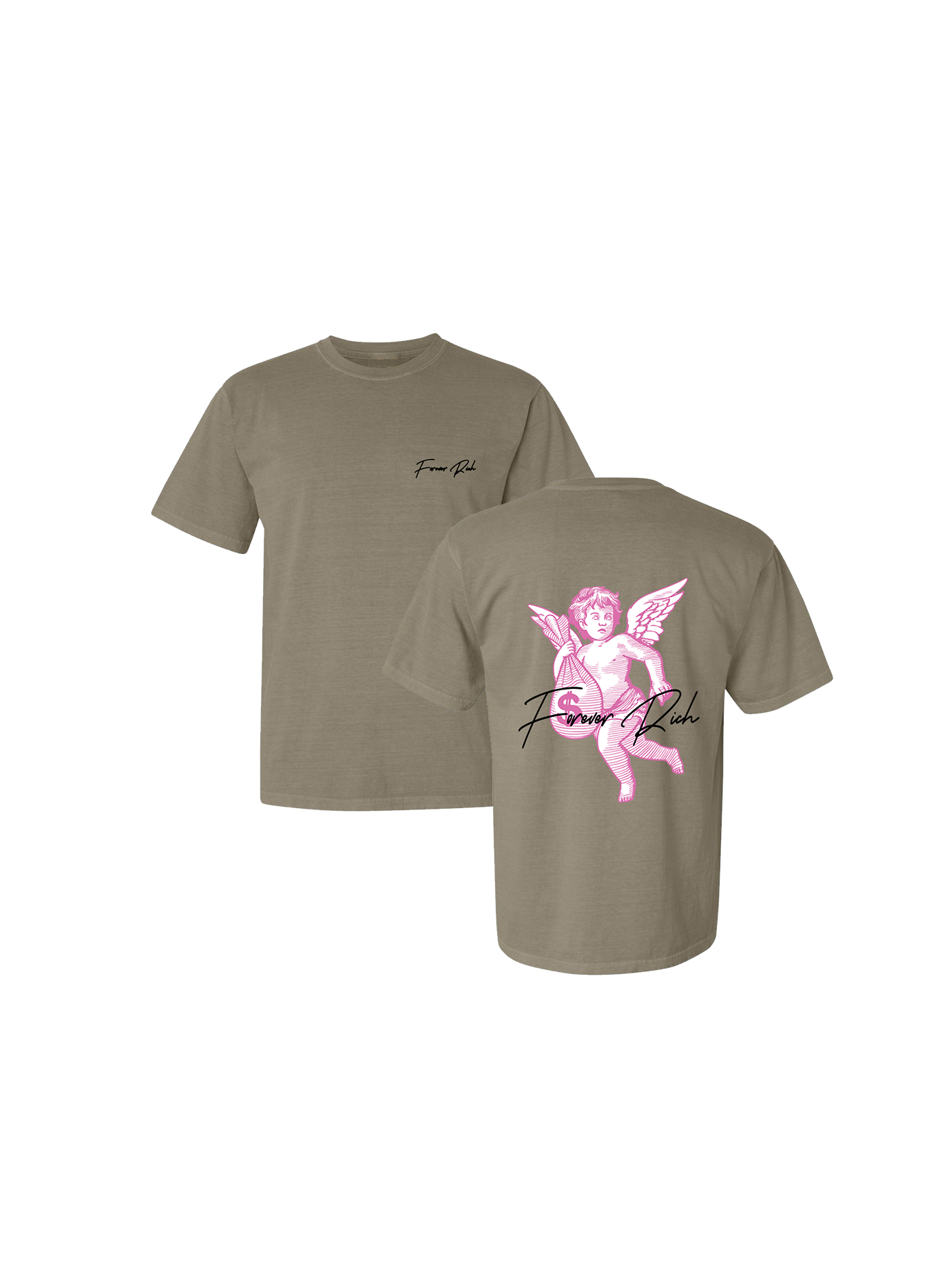 ANGEL LOGO - TEE (KHAKI)