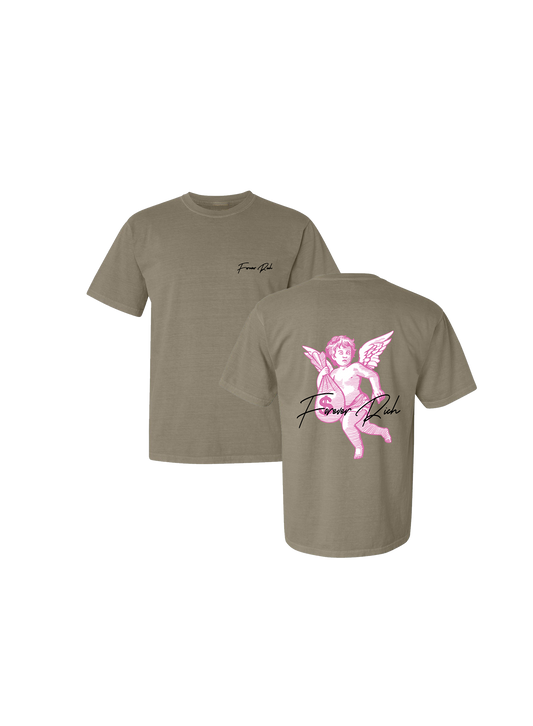 ANGEL LOGO - TEE (KHAKI)